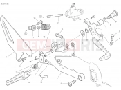 DUCATI Panigale V4 S FOOTRESTS, RIGHT [MOD:PANV4 S]