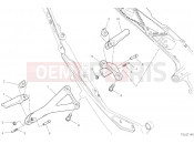 DUCATI Panigale V4 S REAR FOOTREST [MOD:PANV4 S]