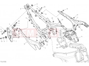 DUCATI 2021 Streetfighter V4 S REAR FRAME COMP. [MOD:SFV4 S]