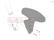 DUCATI 2021 Streetfighter V4 FRONT MUDGUARD [MOD:SFV4]