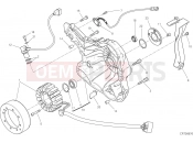 DUCATI 2021 XDiavel Black Star GENERATOR COVER [MOD:XDVLTOP]