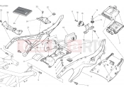 DUCATI 2021 XDiavel Black Star REAR FRAME COMP. [MOD:XDVLTOP]