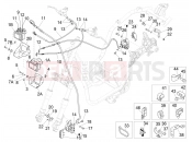 PIAGGIO Beverly 300 IE ABS Brakes pipes - Calipers (ABS)