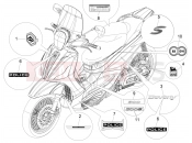PIAGGIO Beverly 300 IE ABS Plates - Emblems