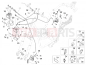 PIAGGIO Beverly 350 IE ABS Brakes pipes - Calipers (ABS)