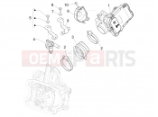 PIAGGIO Beverly 350 IE ABS Throttle body - Injector - Induction joint