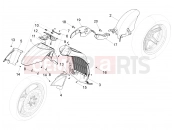 PIAGGIO Beverly 350 IE ABS Wheel huosing - Mudguard