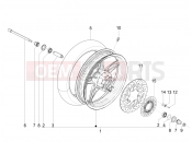 Front wheel - Piaggio BV 350 IE ABS (USA / CA) 2020