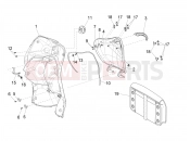 Front glove-box - Knee-guard panel - Piaggio Liberty 50 Corporate 2021