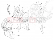 Front shield - Piaggio Liberty 50 Corporate 2021