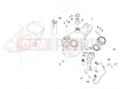 Fuel tank - Piaggio Liberty 50 Corporate 2021
