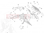 PIAGGIO Medley 150 ie ABS Rear cover - Splash guard