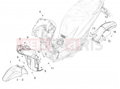 PIAGGIO Medley 150 ie ABS Wheel huosing - Mudguard
