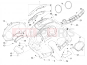 PIAGGIO MP3 400 Meter combination - Cruscotto