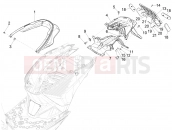 Rear cover - Splash guard - Piaggio 1 Motorcycle 2022