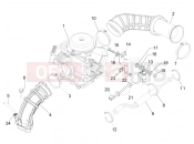 PIAGGIO Typhoon 50 4T 4V (USA / CA) Carburettor, assembly - Union pipe