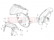 PIAGGIO Typhoon 50 4T 4V (USA / CA) Wheel huosing - Mudguard