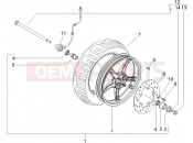 PIAGGIO Zip 100 4T (APAC) Front wheel