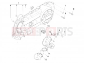 PIAGGIO Zip 50 4T 25 Km/h Crankcase cover - Crankcase cooling