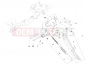 Central stand - Motoguzzi Eldorado 1400 ABS (APAC) 2018