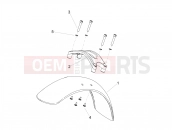 Front mudguard-Pillar - Motoguzzi V7 III Rough 750 2021