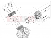 MOTOGUZZI V85 TT Cylinder head - valves