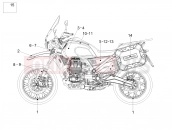 MOTOGUZZI V85 TT Travel Pack Decal