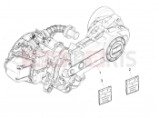 PIAGGIO Zip 50 4T Engine, assembly
