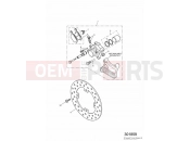 TRIUMPH DAYTONA 600 & 650 Rear Brake Disc and Caliper