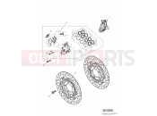 Triumph 2008 DAYTONA 600 & 650 Front Brake Caliper & Discs