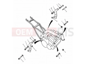 Triumph 1996 SPEED TRIPLE (CARBS) Linkage Carrier...
