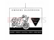 Triumph 1996 SPEED TRIPLE (CARBS) Owners Handbook 1995 Models