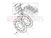 Triumph 1996 SPEED TRIPLE (CARBS) Front Brake Caliper & Discs