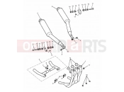 Triumph 1996 SPEED TRIPLE (CARBS) Exhaust System 29155