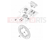 Triumph 2000 SPEED TRIPLE 885cc\955cc (EFI) > 141871 Rear Brake Caliper & Disc