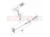 Triumph 2003 SPEED TRIPLE 141872 > 210444 Gear Change Mechanism