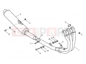 Triumph 2003 SPEED TRIPLE 141872 > 210444 Exhaust System