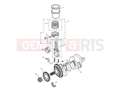Triumph 2003 SPEED TRIPLE 141872 > 210444 Crankshaft, Connecting Rods...