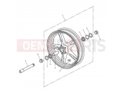 TRIUMPH SPEED TRIPLE 210445 > 461331 Front Wheel 333178