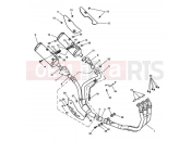 TRIUMPH SPEED TRIPLE 210445 > 461331 Exhaust System 333179