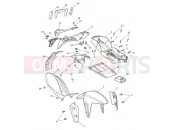 Triumph 2014 SPEED TRIPLE 461332 > 735437 Mudguards