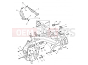 Triumph 2012 SPEED TRIPLE 461332 > 735437 Main Frame & Fittings