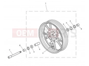 Triumph 2013 SPEED TRIPLE 461332 > 735437 Front Wheel