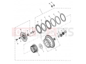 Triumph 2013 SPEED TRIPLE 461332 > 735437 Clutch