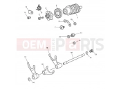 Triumph 2013 SPEED TRIPLE 461332 > 735437 Gear Selector Drum 563847