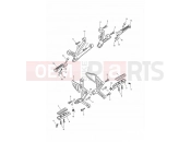 TRIUMPH SPEED FOUR Footrests & Mountings