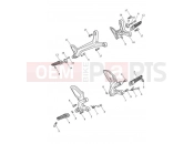 Triumph 2021 TRIDENT 660 Footrests & Mountings