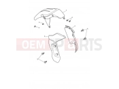 Triumph 2021 TRIDENT 660 Front Mudguard