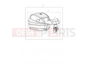 Triumph 2021 STREET TWIN Top Box Kit