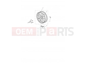 TRIUMPH Tiger Explorer > 740276 TIGER EXPLORER Rear Wheel Cast